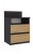 Stolik nocny VENTO 2S ANTRACYT/ARTISAN