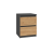 Stolik nocny NUVA 2S ANTRACYT/ARTISAN