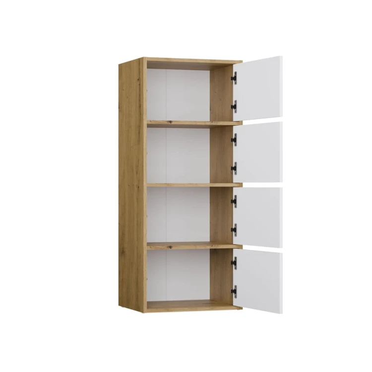 Komoda CALMO 4D DĄB ARTISAN / BIAŁY